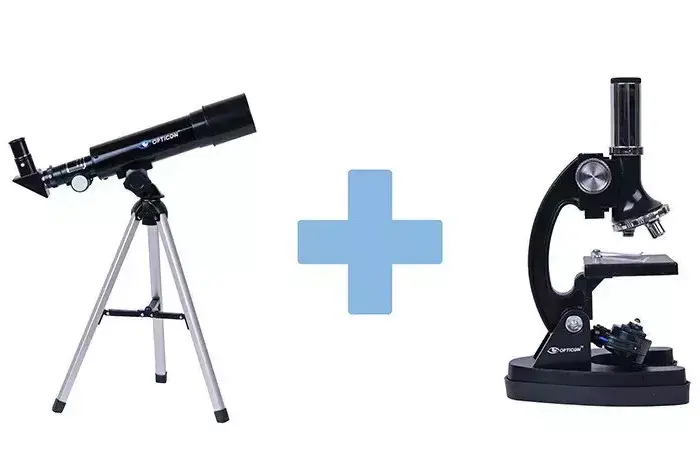zestaw teleskop z mikroskopem marki opticon
