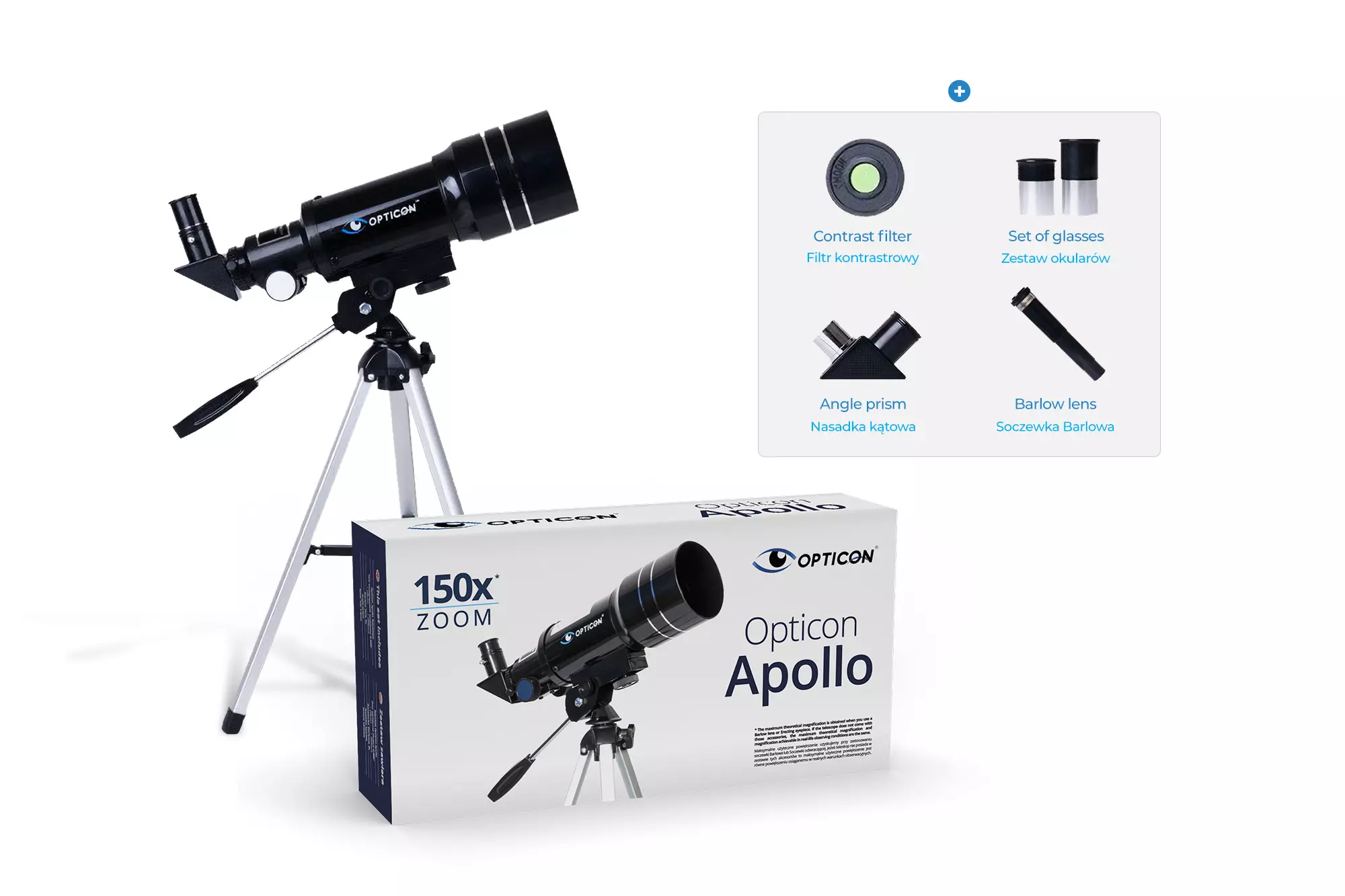 nowy teleskop opticon apollo