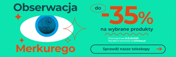 Obserwuj Merkurego z rabatem do -35%