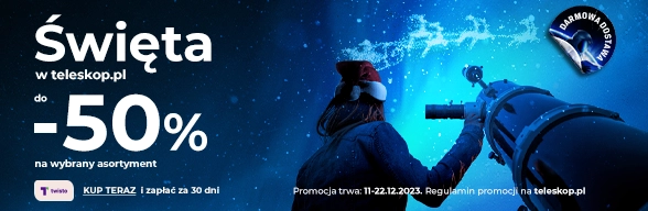 Święta w Teleskop.pl - do -50%